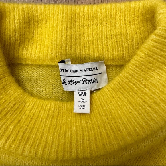 NWOT$118 Anthropologie Stockholm Atelier & Other Stories sweater XS, oversized - Picture 7 of 7